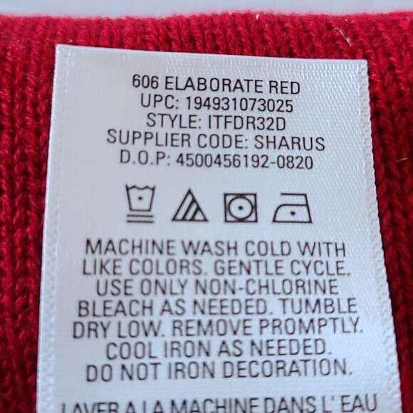 IZOD ELABORATE RED TODDLER BOY REINDEER FAIR ISLE SWEATER VEST 3 PIECE SET SZ 5T - Picture 4 of 12